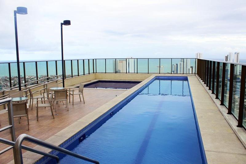 Flat Beach Class Excelsior - Em Frente Ao Shopping Riomar Recife Dış mekan fotoğraf